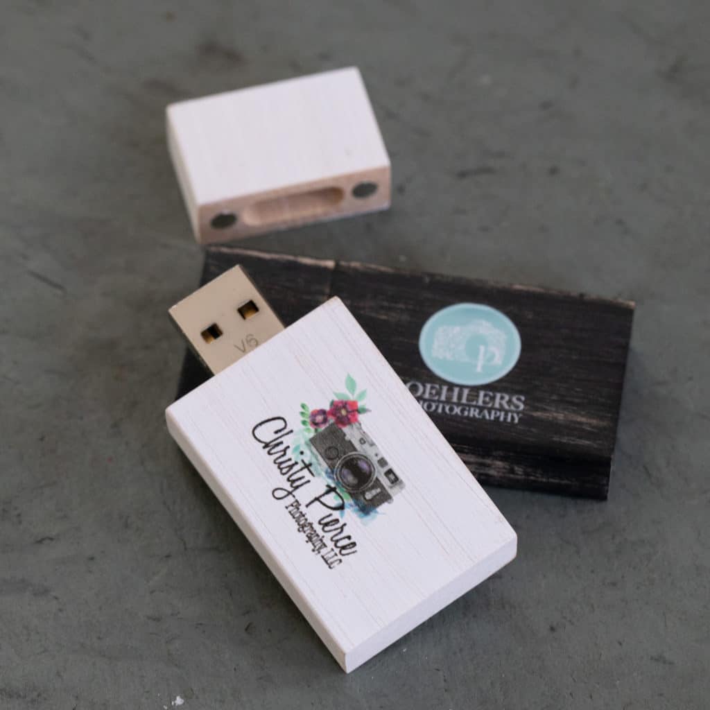 Vintage Wood USB Flash Drive