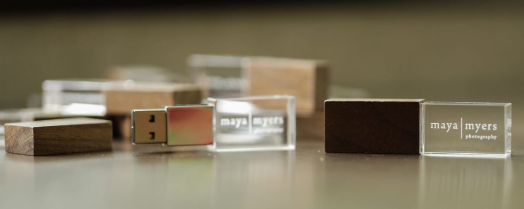 Sub-Surface Engraved Crystal Flash Drives